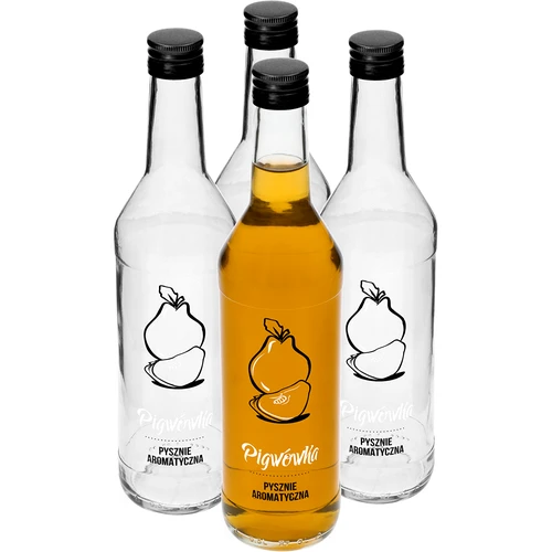 0,5 l butelis su užsukamu kamšteliu ir užrašu „Pigwówka” - 4 vnt.