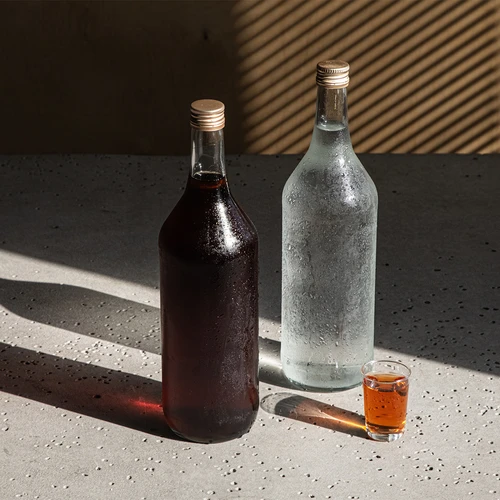 1 l stalo butelis su užsukamu kamšteliu fi28 - 4 vnt. - 7