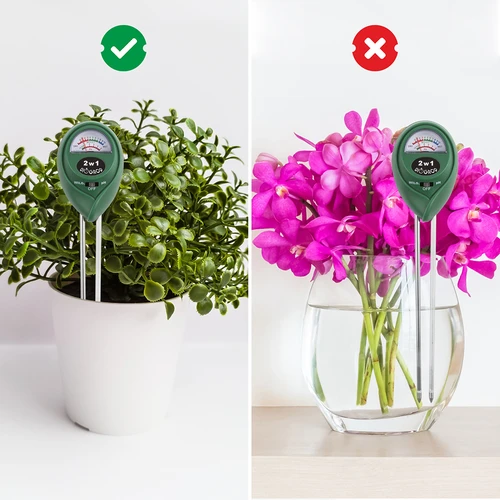 2 viename dirvožemio testeris - pH, drėgmė - 8