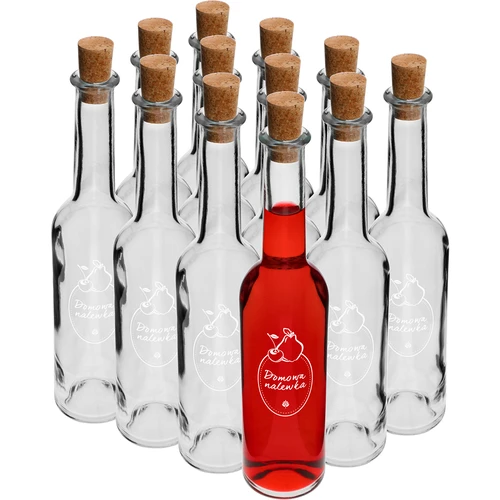 350 ml butelis su kamščiu, užrašas Naminė trauktinė - 5