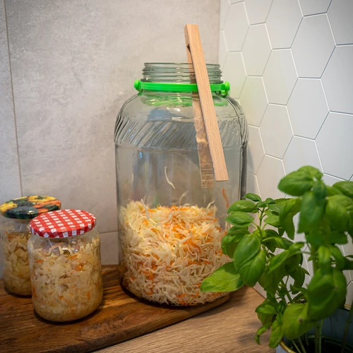 8 l stiklinis stiklainis su žnyplėmis - 9