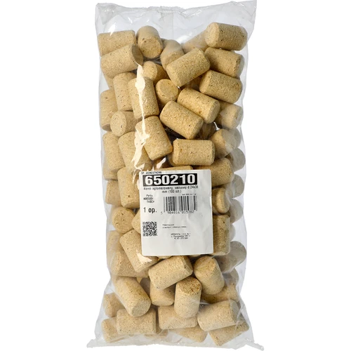 Aglomeruotas, cilindrinis kamštis d.24x38 mm (100 vnt.) - 2