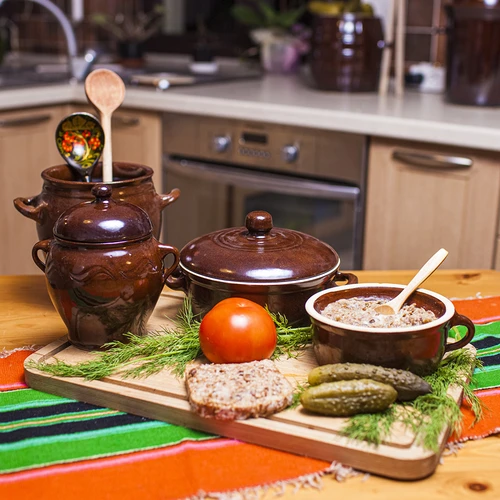 Akmens masė - puodas 0,5 L taukams be dangčio - 2