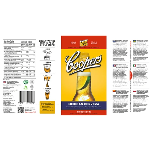Aludarystės rinkinys Coopers Mexican Cerveza - 5