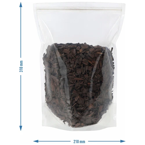 Amerikietiško ąžuolo drožlės, stipriai skrudintos, 500 g - 7