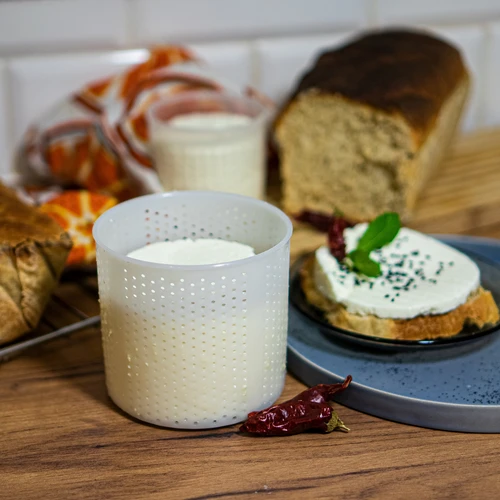 Apvali sūrio forma Ø 10 x 9,5 cm, iki 300 g - 2