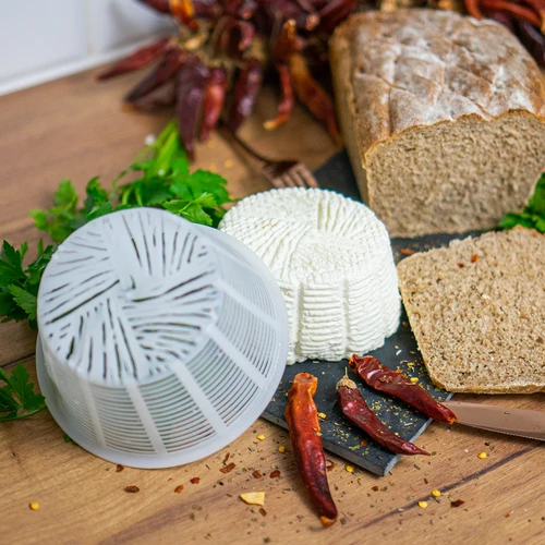 Apvali sūrio forma Ø 13 x 7 cm, skirta 500 g - 6