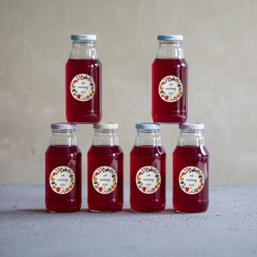 Apvalios etiketės Ø 50 mm dangteliams/stiklainiams - 20 vnt - 9