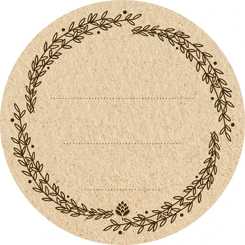 Apvalios etiketės Ø 66,5 mm dangteliams/stiklainiams - 20 vnt - 2