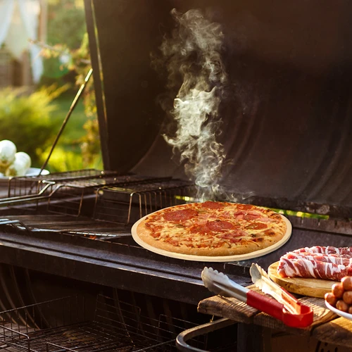 Apvalus picos akmuo, pagamintas iš kordierito, skersmuo 33 cm - 16