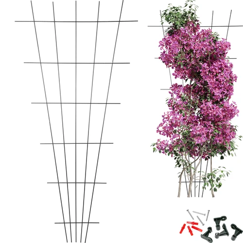 Atrama augalams - siaurėjanti sodo grotelė 150 x 75cm