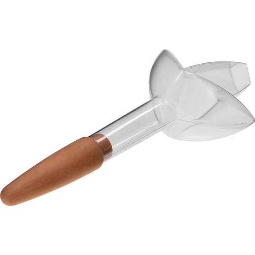 Augalų laistymo dozatorius – permatomas lapelis su keramine kojele, 120 ml - 3