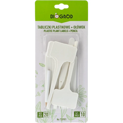 Augalų žymėjimo lentelės + pieštukas, mišrus rinkinys 10+20 vnt. - 4