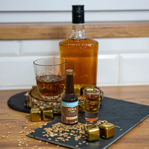 Ąžuolinio skonio esencija su natūraliu aromatu ir ekstraktu - 40 ml, skirta 4L - 8