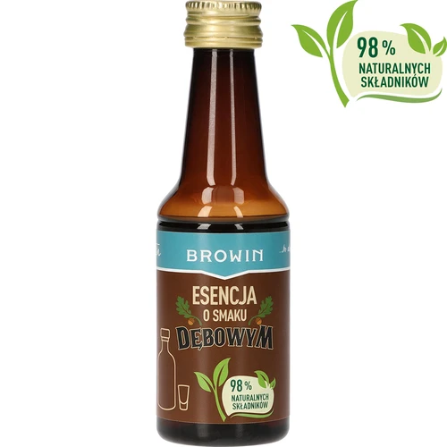 Ąžuolo skonio esencija su natūraliu aromatu ir ekstraktu – 40 ml, skirta 4 L