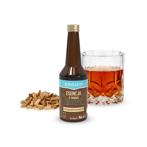 Ąžuolo skonio esencija su natūraliu aromatu ir ekstraktu - 40 ml, skirta 4 l - 3