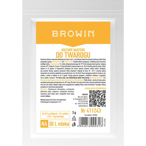 Bakterijų kultūros varškei