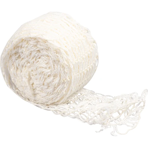 Baltas mėsininkų tinklelis, matmenys 12,5 cm x 5 m, atsparus temperatūrai iki 220 °C