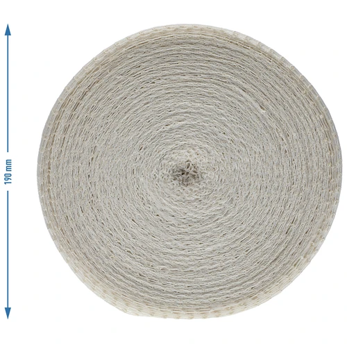 Baltas mėsos tinklelis, 12,5 cm x 50 m, su šiluminiu atsparumu iki 220 °C - 4