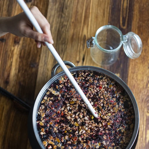 Baltas plastikinis šaukštas 70 cm - 4