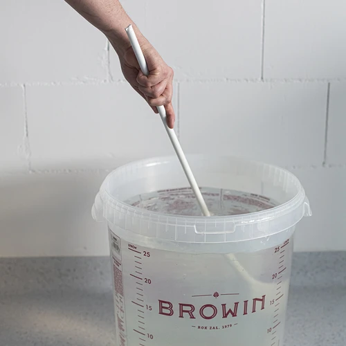 Baltas plastikinis šaukštas 70 cm - 2