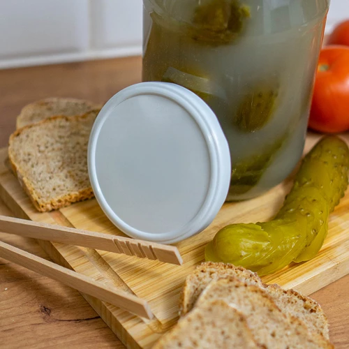 Balti užsukami dangteliai fi 100 - 10 vnt. - 5