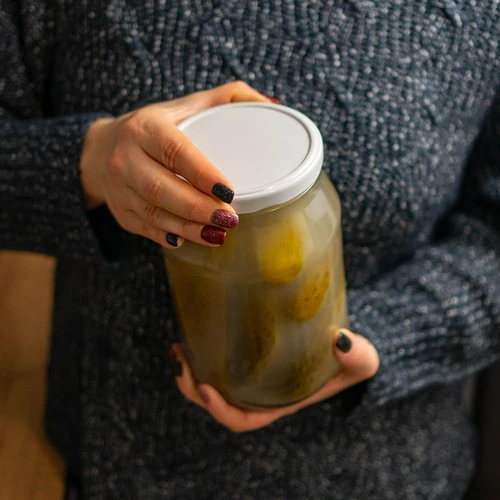 Balti užsukami dangteliai fi 100 - 10 vnt. - 6