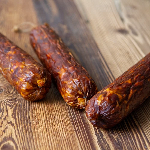 Baltyminis dešrų apvalkalas, fi 65 mm, 10 m - 5