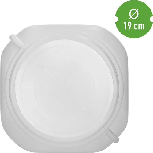 Beczka Kwadratowa na 20 L, biała, z uchwytami, Sterk - 5