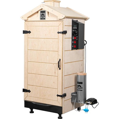 Berėmė rūkykla dragON PLYWOOD NATURE su skaitmeniniu valdikliu, 200L - 2