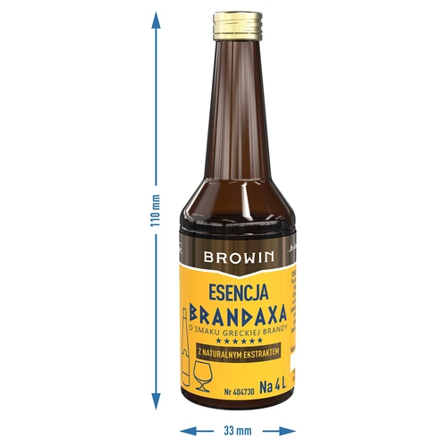 Brandaxa graikiško brendžio skonio esencija, 40 ml - 7