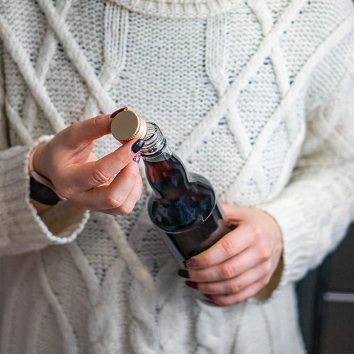 Butelių užsukamas kamštelis fi 28/18 - auksinis - 8 vnt. - 7