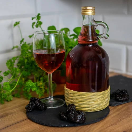 Butelis Gallone 1L su pintu apvalkalu, su užsukamu kamšteliu - 4