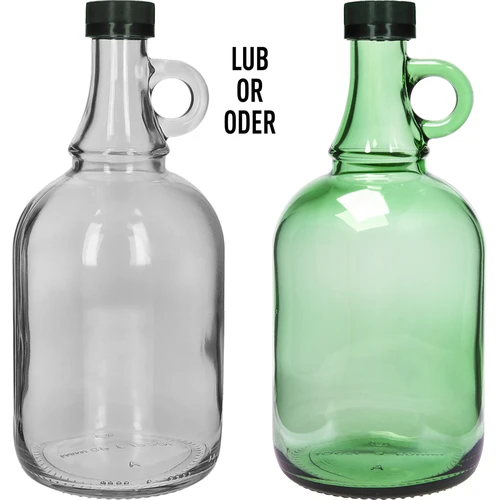 Butelis Gallone 1L su užsukamu kamšteliu be pintinės - 3