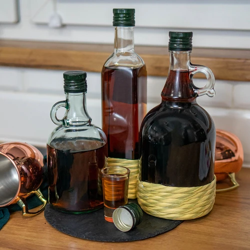 Butelis Gallone be pinto apvalkalo, su užsukamu kamšteliu, 0,5 L - 6