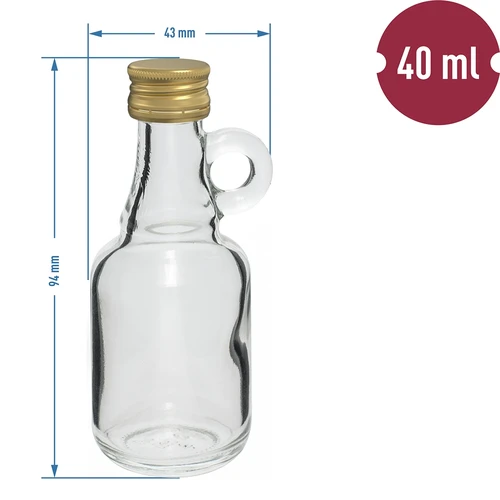 Butelis Galonik 40 ml su užsukamu kamšteliu, 10 vnt. - 4