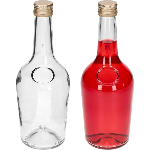 Butelis GLORIA 0,5 l, su auksinės spalvos užsukamu kamšteliu, fi 28, 1 vnt. - 3