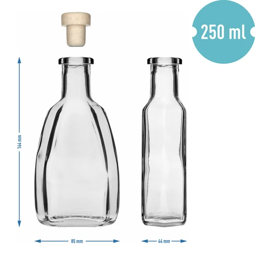 Butelis HAIN 250 ml, su kamščiu - 5