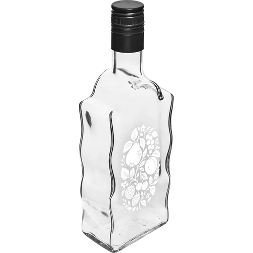 Butelis „Klasztorna“ 500 ml su užsukamu dangteliu ir spauda „Vaisiai“, dizainas Nr. 1