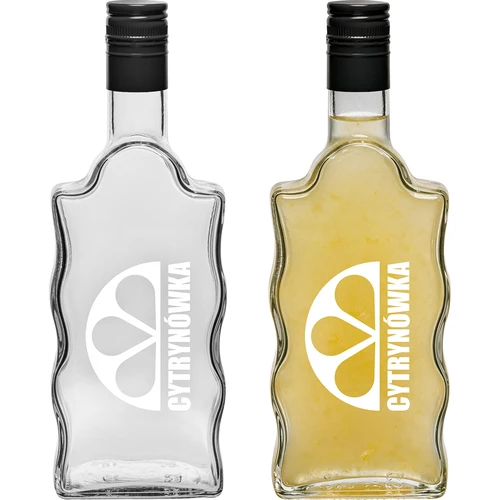 Butelis Klasztorna 500 ml su užsukamu dangteliu ir spausdintu užrašu „Cytrynówka”, dizainas Nr. 2 - 3