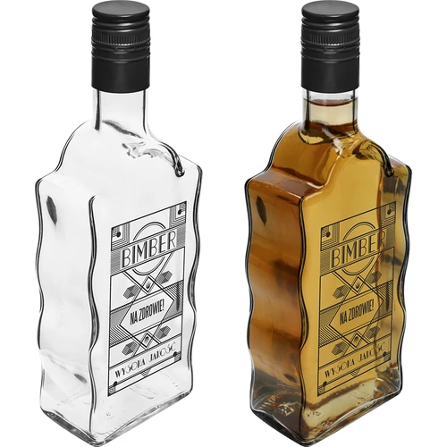 Butelis Klasztorna 500 ml, su užsukamu kamšteliu ir užrašu Bimber - 4