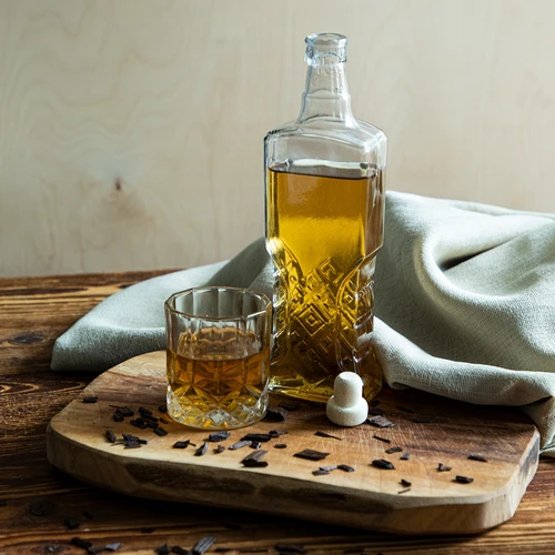 Kredensinis butelis 500 ml su kamščiu - 6
