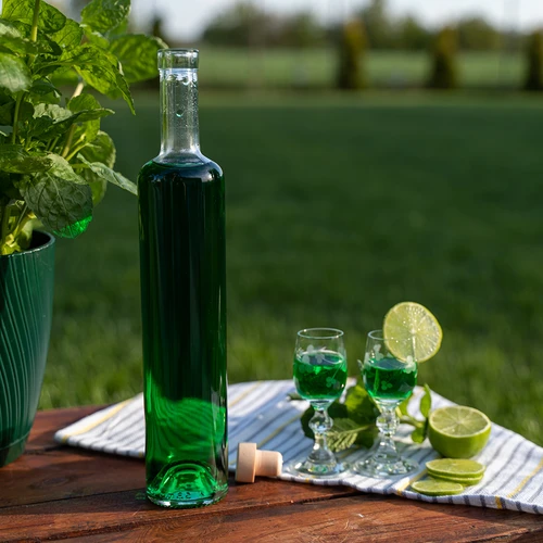 Butelis Marina su kamščiu, skaidrus 0,5 l - 5