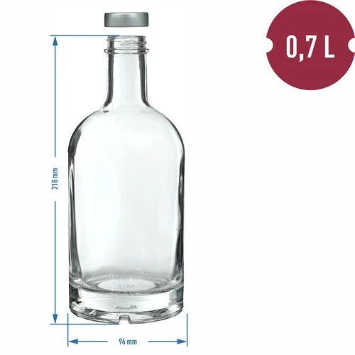 Butelis Miss Barku 700 ml su užsukamu kamšteliu - 5