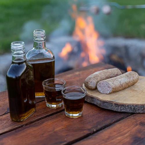 Butelis užpiltinėms, gertuvės formos, su užsukamu kamšteliu, 200 ml, 10 vnt - 7