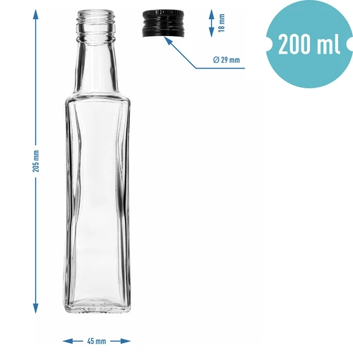 Butelis Olimp 200 ml su užsukamu kamšteliu, 1 vnt. - 8