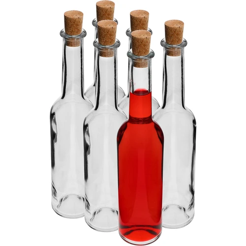 Butelis užpiltinei 350 ml, 6 vnt. + 6 kamščių - 2