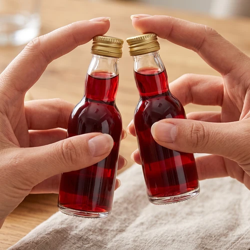 „Maluch“ buteliukas su auksinės spalvos užsukamu kamšteliu, 40 ml, 10 vnt. - 9