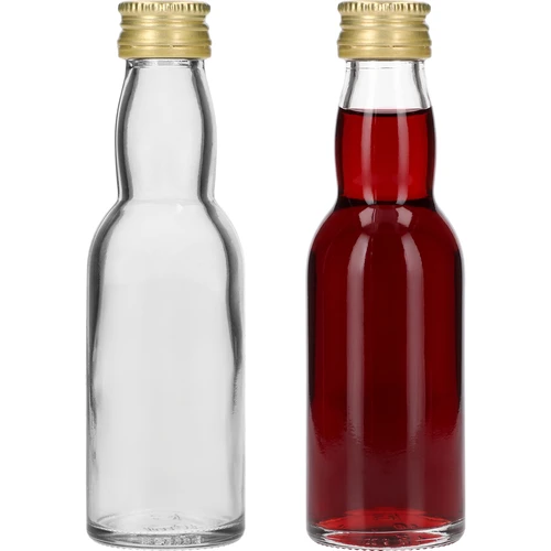 „Maluch“ buteliukas su auksinės spalvos užsukamu kamšteliu, 40 ml, 10 vnt. - 4