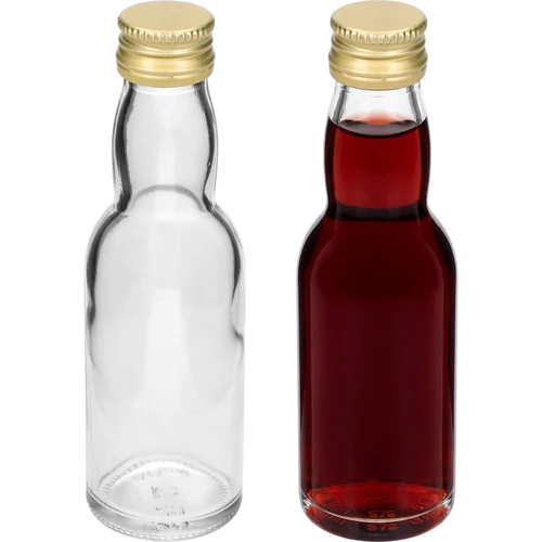 „Maluch“ buteliukas su auksinės spalvos užsukamu kamšteliu, 40 ml, 10 vnt. - 5
